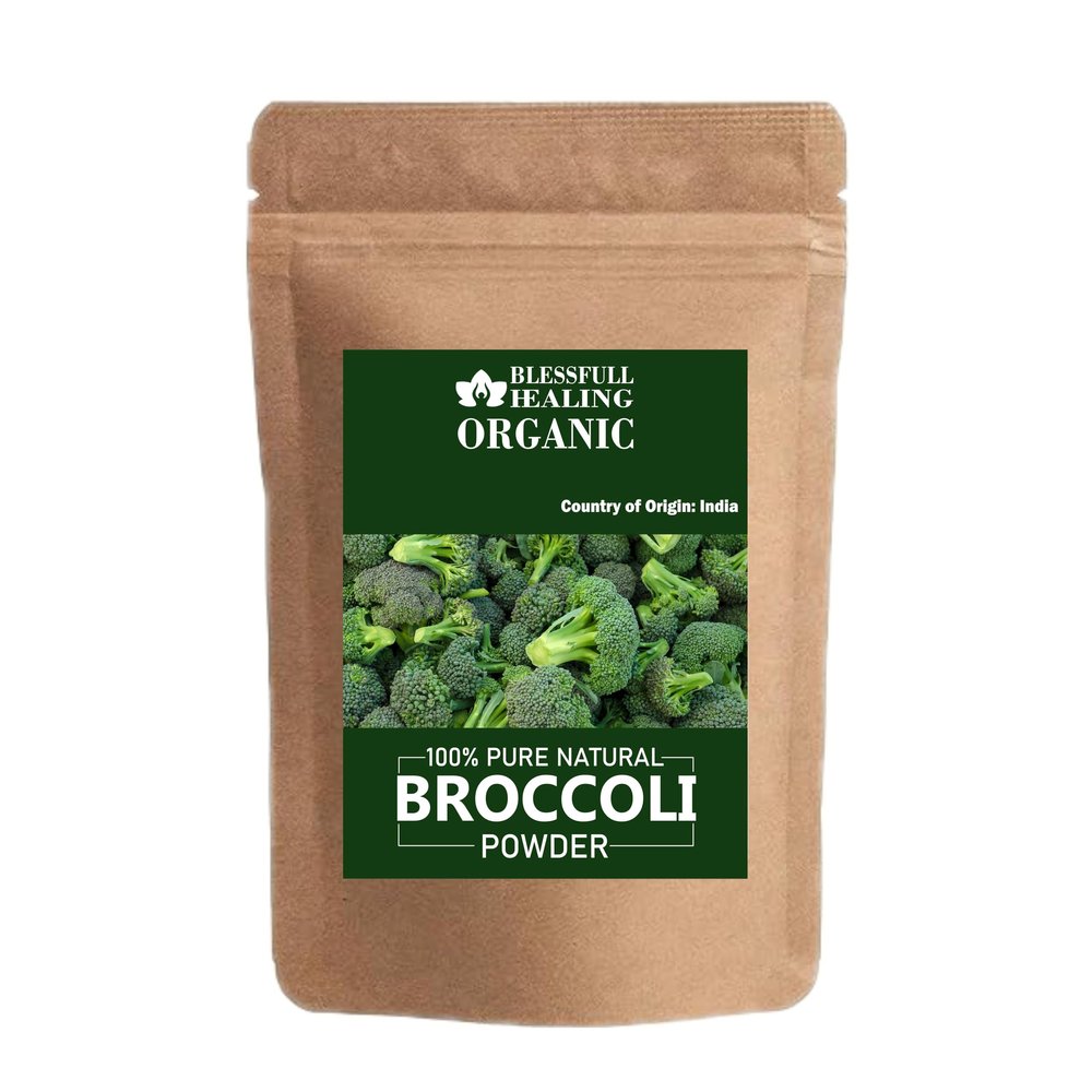 Blessfull Healing Organic Broccoli Powder 100% Pure Natural 200 Gram / 7.05 oz