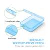 6 PCS Small Pill Box, Tiny Pill Case,Mini Clear Plastic Storage Containers Cute Travel Pill Organizer Case Portable for Pocket Purse Briefcase (Blue) view 3