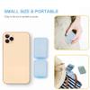 6 PCS Small Pill Box, Tiny Pill Case,Mini Clear Plastic Storage Containers Cute Travel Pill Organizer Case Portable for Pocket Purse Briefcase (Blue) view 4