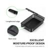 6 PCS Small Pill Box, Tiny Pill Case,Mini Clear Plastic Storage Containers Cute Travel Pill Organizer Case Portable for Pocket Purse Briefcase (Black) view 3