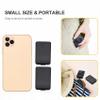 6 PCS Small Pill Box, Tiny Pill Case,Mini Clear Plastic Storage Containers Cute Travel Pill Organizer Case Portable for Pocket Purse Briefcase (Black) view 4