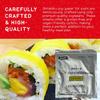 Shirakiku Yellow Sushi Soy Wrapper- Authentic Japanese Gluten-Free Wraps for sushi | Soy Proteins, Corn Starch, Rice Flour, and Turmeric Oleoresin | Easy to Use 20 Sheets - (3.52 Oz) view 4