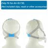2 Packs Replacement Headgear Straps Compatible with Airfit F30, Premium Soft Comfort Elastic Material Great Value Adjustable Fit Magic Tape Design for a Better Seal, Medium Size view 2