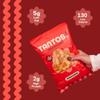 Tantos! Puffed Pasta Chips, Healthy Pasta Snack by Top Chef Joe Sasto, As Seen on Shark Tank, Plant Based, Low Calorie, Crunchy Chips, Variety Pack, Marinara, Pesto, Cacio e Pepe, Classico, Gourmet Bold Flavors, 1 oz 8 Pack of Marinara view 3