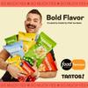 Tantos! Puffed Pasta Chips, Healthy Pasta Snack by Top Chef Joe Sasto, As Seen on Shark Tank, Plant Based, Low Calorie, Crunchy Chips, Variety Pack, Marinara, Pesto, Cacio e Pepe, Classico, Gourmet Bold Flavors, 1 oz 8 Pack of Marinara view 4