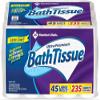 BLUE RIBBON Ultra Premium Soft & Strong Bath Tissue 2-Ply Large Roll Toilet Paper, 235 Sheets, 45 Rolls (Pack of 1), White view 1