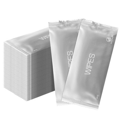 200 Pack Individually Wrapped Wet Wipes, Wet Wipes for Hands, Pure Water, for Wedding, BBQ, Parties and Travel, Disposable Hand Wipes Kit
