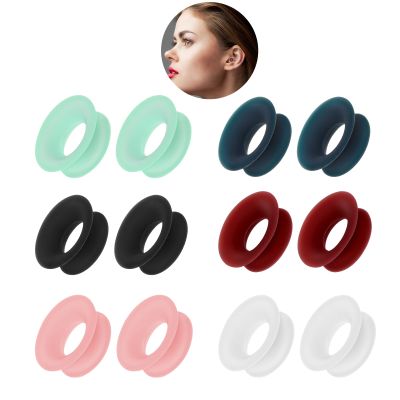 Gjinxi 12PCS Earplugs - Mute Style Pack, 5 dB Noise Reduction Silicone Ear Plugs for Home Office Library