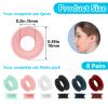 Gjinxi 12PCS Earplugs - Mute Style Pack, 5 dB Noise Reduction Silicone Ear Plugs for Home Office Library view 2