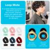 Gjinxi 12PCS Earplugs - Mute Style Pack, 5 dB Noise Reduction Silicone Ear Plugs for Home Office Library view 4