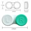 AITIME Contact Lens Case for Travel,Leak Proof, PP Material, Left and Right Contact Lens Holder Container Box fit Hard and Soft Lens, Contact Lens Soak Storage Kit for Home,Pack of 3 view 4