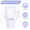 Casuallined 6 Pairs Fingerless Eczema Gloves Moisturizing for Adults Cotton Overnight Dry Hands(White) view 2