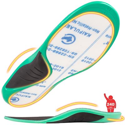 Puncture Resistant Heavy Duty 220+ lbs Orthotics, Protective Kevlar Inserts