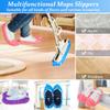 6 Pcs Shoes Cover Duster, Microfiber Dust Mops, Reusable Mop Slippers, Multi Purpose Floor Cleaning Shoes, Feather Duster for Bathroom, Office, Kitchen, House Cleaning (3 Pairs) view 4