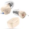 LINNER OTC Hearing Aids for Senior & Adult, Rechargeable Hearing Amplifiers with Comfort Design, Noise Cancellation for Aid & Assist Hearing, Discreet & Nearly Invisible In-Ear Device(Beige) view 1