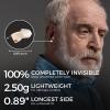 LINNER OTC Hearing Aids for Senior & Adult, Rechargeable Hearing Amplifiers with Comfort Design, Noise Cancellation for Aid & Assist Hearing, Discreet & Nearly Invisible In-Ear Device(Beige) view 2