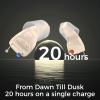 LINNER OTC Hearing Aids for Senior & Adult, Rechargeable Hearing Amplifiers with Comfort Design, Noise Cancellation for Aid & Assist Hearing, Discreet & Nearly Invisible In-Ear Device(Beige) view 4