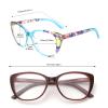 eyeezi Cat Eye Reading Glasses for Women-Blue Light Reading Glasses for Women Readers with Flexible Spring Hinges, Anti-Glare Readers 2.25+ view 3