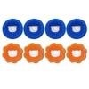CTFRQC Pet Hair Remover for Laundry, Laundry Pet Hair Catcher, Washing Machine Hair Catcher, Washing Balls Dryer Balls for Clothing Dog Cat Pet Fur Remover 8 Pcs, Blue&orange view 1