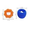 CTFRQC Pet Hair Remover for Laundry, Laundry Pet Hair Catcher, Washing Machine Hair Catcher, Washing Balls Dryer Balls for Clothing Dog Cat Pet Fur Remover 8 Pcs, Blue&orange view 2