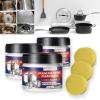Stainless Steel Clean Wax, Magical Nano-Technology Stainless Steel Cleaning Paste, Stainless Steel Cleaner and Metal Polish for Appliances Pots and Pans (2) view 1