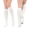 2Pairs Ted Hose Compression Stockings for Women and Men, Anti Embolism Compression Stockings, Surgical Compression Stocking, 15-20 mmHg Compression TED Hose with Inspect Toe Hole (Knee High, M) view 1