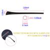 Eyeglass End Tips Ear Sock Pieces Silicone Eyewear Anti-Slip Comfort Replacement for Thin Round Metal Glasses Legs view 2