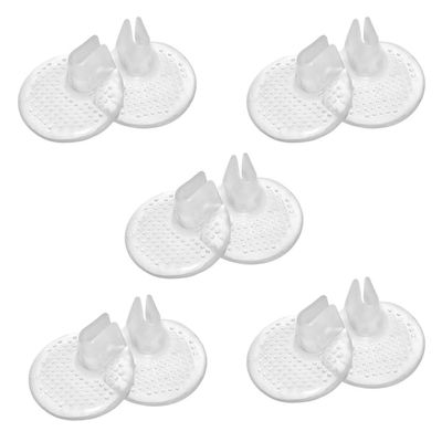 10 PCS Sandal Toe Guard Flip Flop Pads Cushions Sandal Toe Protectors Sandal Silicone Gel Toe Inserts Clear Toe Pads for Heels