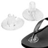 10 PCS Sandal Toe Guard Flip Flop Pads Cushions Sandal Toe Protectors Sandal Silicone Gel Toe Inserts Clear Toe Pads for Heels view 3