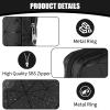 Ymapinc Period Sanitary Bag, Napkin Storage Bag Tampon Pouch Portable Feminine Care First Period Kit for Teen Ladies Women (Black) view 3