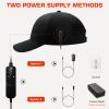 LED lights Hair Growth Cap, Black view 3