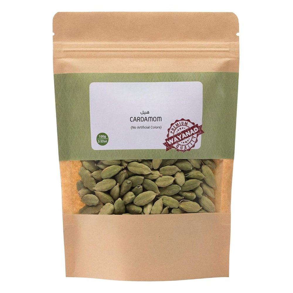 NineLife Basics Green Cardamom/Elaichi Whole [No Artificial Colors] (100 grams)