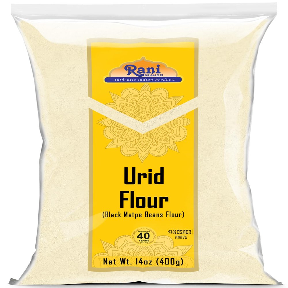 Rani Urid/Urad Flour (Black Matpe Beans Flour) 14oz (400g) ~ All Natural | Vegan | Gluten Friendly | NON-GMO | Kosher | Indian Origin