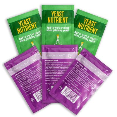 Craft A Brew - Safale W-68 Dry Yeast - Fermentis - German Wheat Beer Dry Yeast - For German, Belgian & Other Wheat Beer Styles - Ingredients for Home Brewing - Beer Making Supplies - 3 Pack