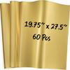 SANZIX Metallic Gold Tissue Paper for Gift Bags- 60 Sheets 19.75" x 27.5"- Gold Christmas Wrapping Paper - Christmas Tissue for Gifts Wrap, Weddings, Birthdays, Holiday & Xmas Decorations view 1