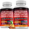 Ceylon Cinnamon, Turmeric, Apple Cider Vinegar, Ginseng, Aloe Vera, Berberine Plus Banaba, Ginger Root - 120 Count view 1