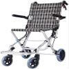 YOtat Ultralight Folding Portable Home Transport Wheelchair Aluminum Transport Portable Home Transport Wheelchair with Adjustable Seat Belt and Storage Bag Portable Travel Chair for Disabled view 1