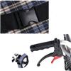 YOtat Ultralight Folding Portable Home Transport Wheelchair Aluminum Transport Portable Home Transport Wheelchair with Adjustable Seat Belt and Storage Bag Portable Travel Chair for Disabled view 3