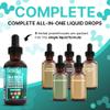 Clean Nutra Organic Sea Moss Drops Supplement | Black Seed Oil Irish Seamoss Ashwagandha Burdock Root & Bladderwrack - Multimineral Liquid Vegan for Gut Heath Energy Skin Immune Support & Hair view 2