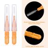 BBTO 100 Pcs Braces Dental Brush Flosser for Cleaner Interdental Brush Toothpick Tooth Flossing Head Oral Dental Toothpick Cleaners Cleaning Tool(Orange) view 4