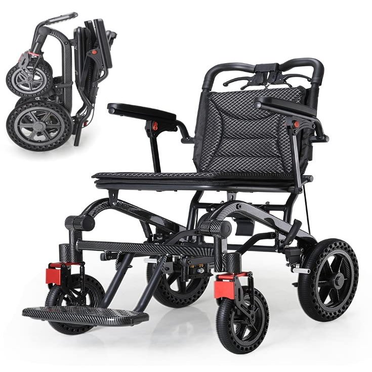 YOtat Portable Folding Carry Outdoor Comfortable Mobile Wheelchair Displacement Machines, Ultralight Outdoor Comfortable Mobile Wheelchair Displacement Machines, Transport Outdoor Comfortable