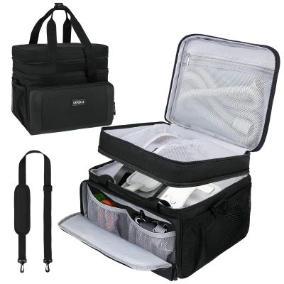Travel Carrying Bag Compatible with ResMed AirSense 11/10/10 elite,AirStart 10,Philip Dreamstation,3B Medical Luna G3,XT Fit,Portable Storage Organizer Case Fits for CPAP Machine and Accessories
