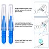 BBTO 100 Pcs Braces Dental Brush Flosser for Cleaner Interdental Brush Toothpick Tooth Flossing Head Oral Dental Toothpick Cleaners Cleaning Tool(Blue) view 3