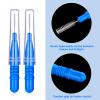 BBTO 100 Pcs Braces Dental Brush Flosser for Cleaner Interdental Brush Toothpick Tooth Flossing Head Oral Dental Toothpick Cleaners Cleaning Tool(Blue) view 4