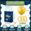 VercanMonth 24 Set Game Party Military Supply Loot Drop Box Party Favors Yellow Balloon Ribbon Battle Gifts Bags for Gamers Boys Birthday Graduation Decoration view 2