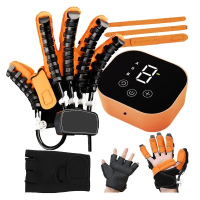 ASHLGQB 2024 New Rehabilitation Robot Gloves, Upgrades Hand Stroke Recovery Equipment, with Various Workout Modes and Hand Massage, Patients with Finger Dysfunction