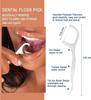 1000 Count Individually Wrapped Dental Floss Picks - Travel, Unflavored, Disposable Tooth Flossers - Single Wrapped Dental Picks view 2