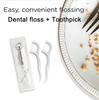 1000 Count Individually Wrapped Dental Floss Picks - Travel, Unflavored, Disposable Tooth Flossers - Single Wrapped Dental Picks view 4