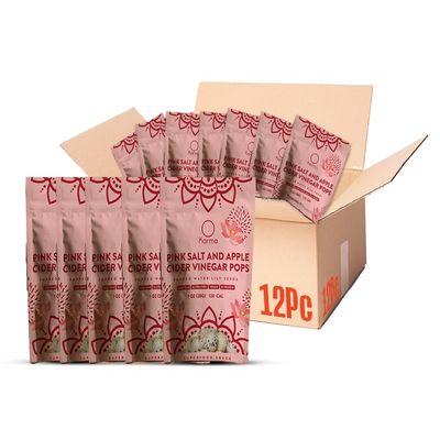 Karma Apple Cider Vinegar Pops - 3g Protein, Gluten-Free, Vegan, Non-GMO - Tangy ACV Flavor in Popped Water Lily Seeds for Snacking - 1 oz (Pack of 12)