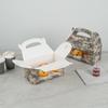 Bio Tek 9.5 x 5 x 5 Inch Gable Boxes For Party Favors, 100 Attractive Gift Boxes - Camouflage Print, Built-In Handle, Paper Barn Boxes, With Clear PET Window, For Parties view 4